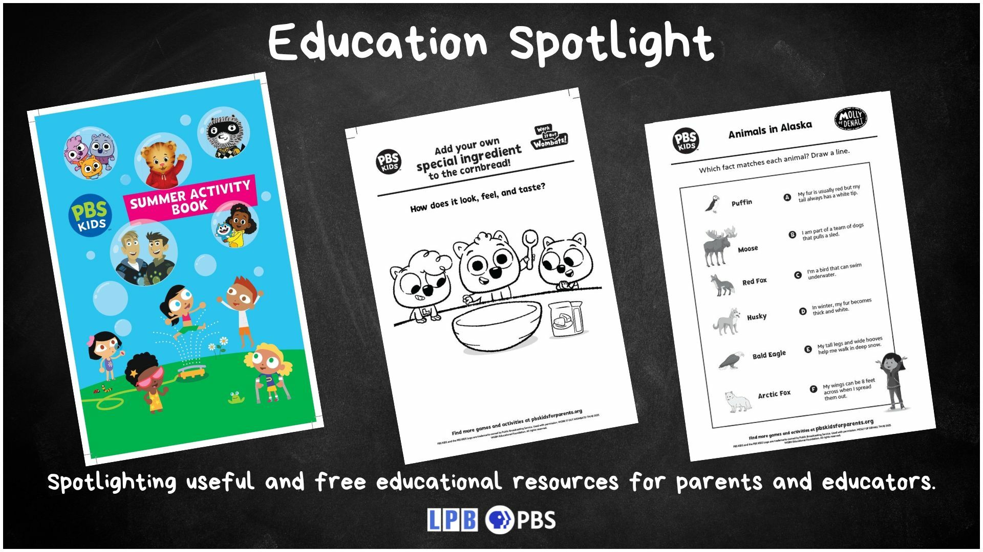 EDUCATION SPOTLIGHT: PBS KIDS SUMMER ACTIVITY BOOK