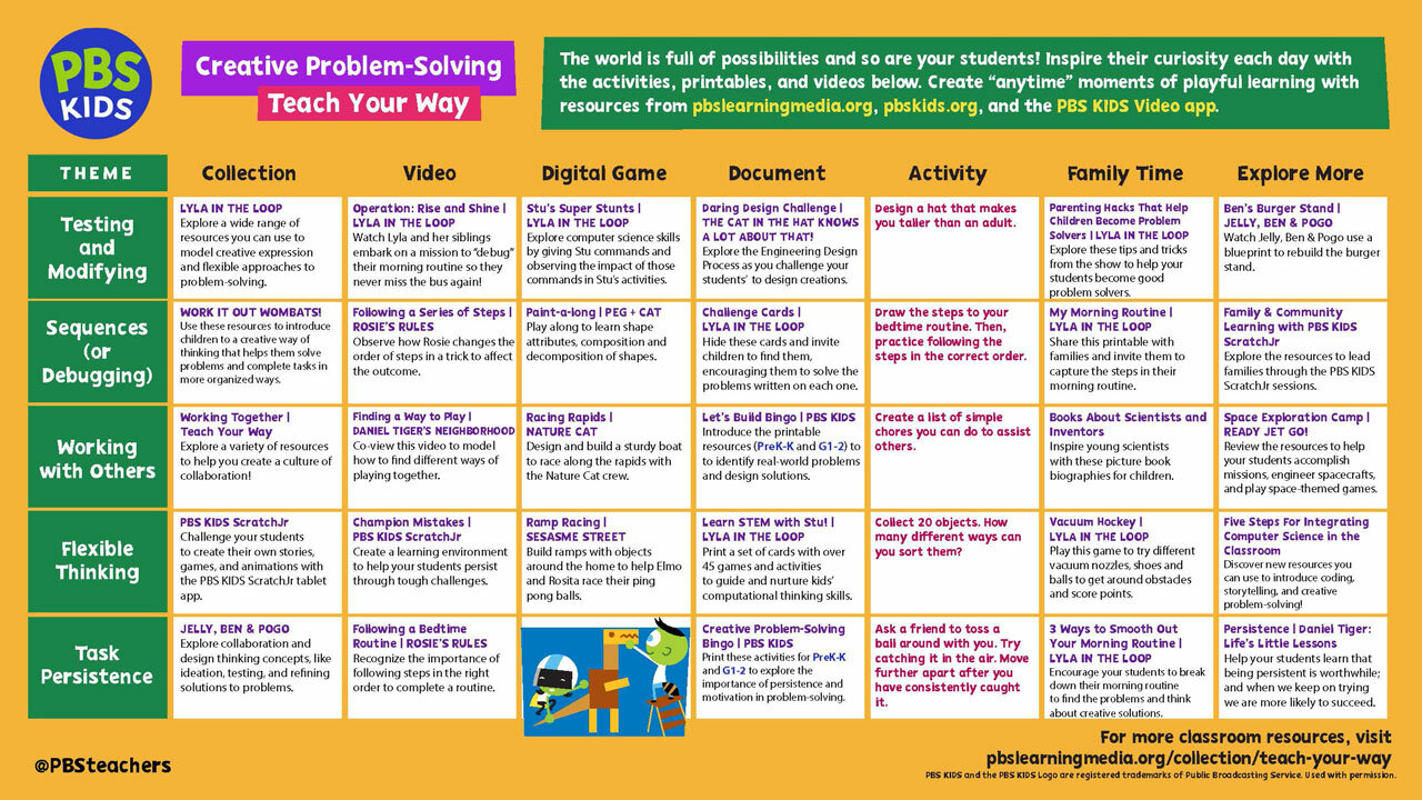 April Activities Calendar