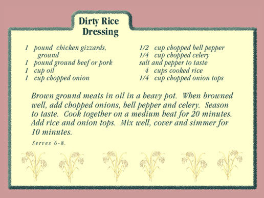 Ms. Lucy's Dirty Rice Dressing