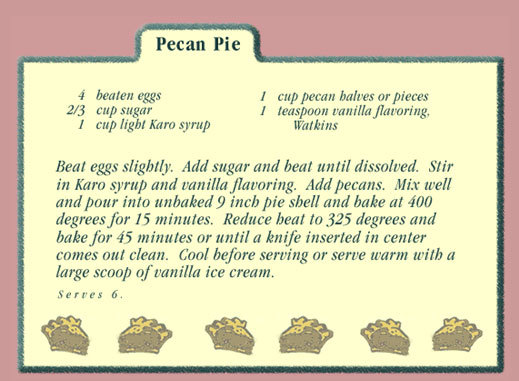 Ms. Lucy's Pecan Pie