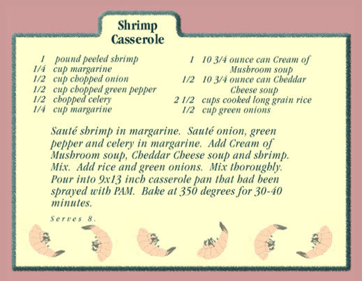 Ms. Lucy’s Shrimp Casserole