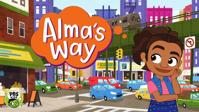 Graphic for the new PBS KIDS program Alma's Way from Fred Roger's Productions