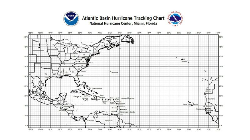Hurricane Tracking Chart