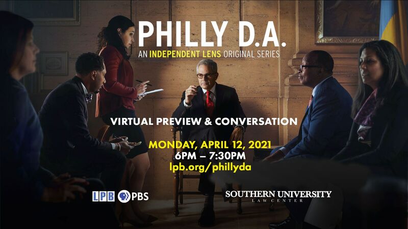 Philly D.A. Preview Screening & Conversation - Monday, April 12 from 6-7:30pm