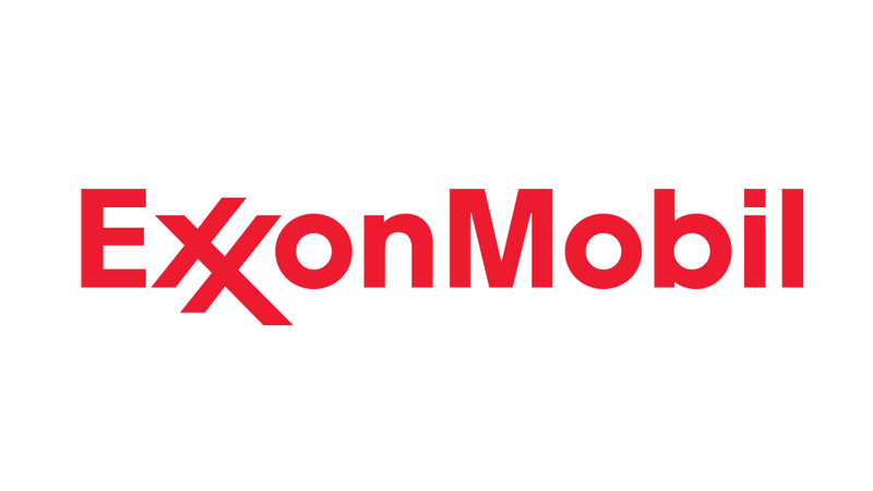 ExxonMobil logo in Red